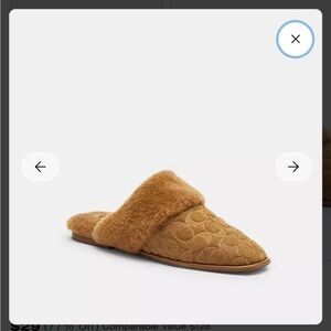 NWT Coach Mule Women Size 6 Slippers